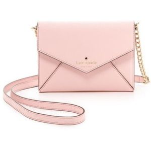 Kate Spade Pink Envelope Cross Body